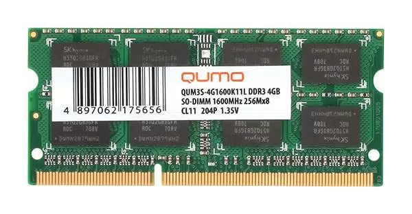 Оперативная память QUMO QUM3S-4G1600C11L - VLARNIKA в Луганске