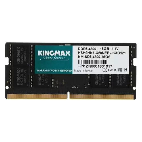 Оперативная память KINGMAX KM-SD5-4800-16GS KM-SD5-4800-16GS , DDR5 1x16Gb, 4800MHz - VLARNIKA в Донецке