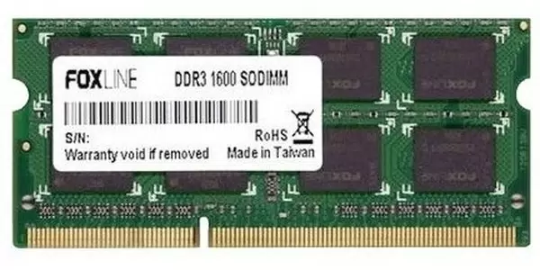 Оперативная память Foxline 4Gb DDR-III 1600MHz SO-DIMM (FL1600D3S11SL-4G) - VLARNIKA в Луганске