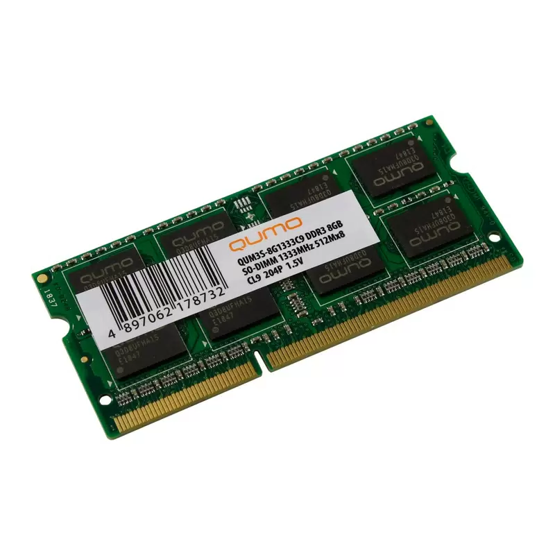 Оперативная память QUMO (QUM3S-8G1333C9(R)), DDR3 1x8Gb, 1333MHz - VLARNIKA в Донецке
