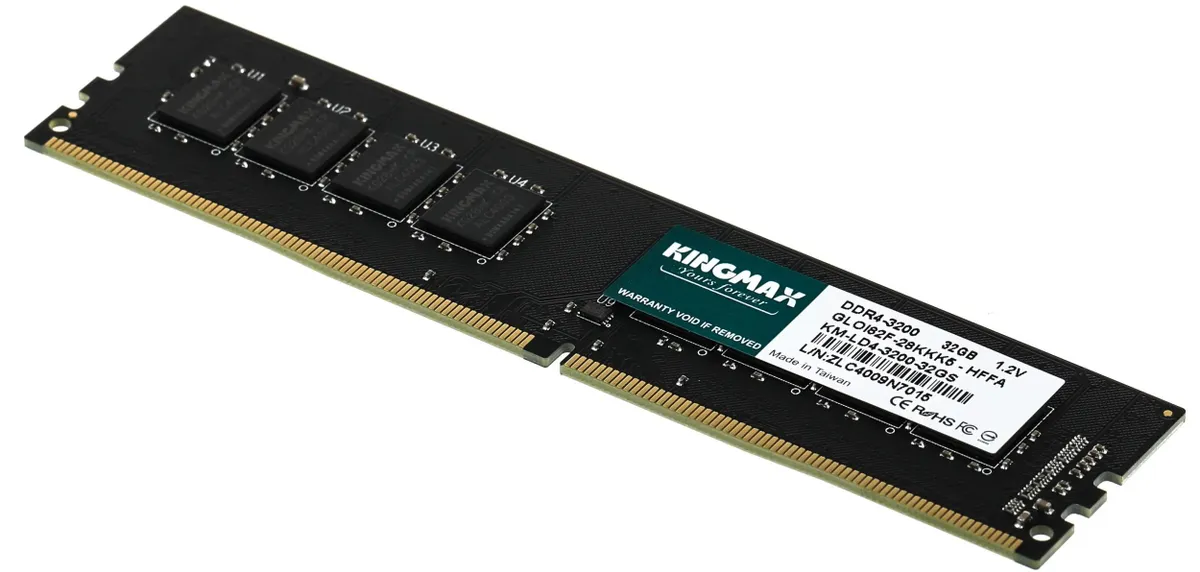 Оперативная память KINGMAX (KM-LD4-3200-32GS), DDR4 1x32Gb, 3200MHz - VLARNIKA в Донецке