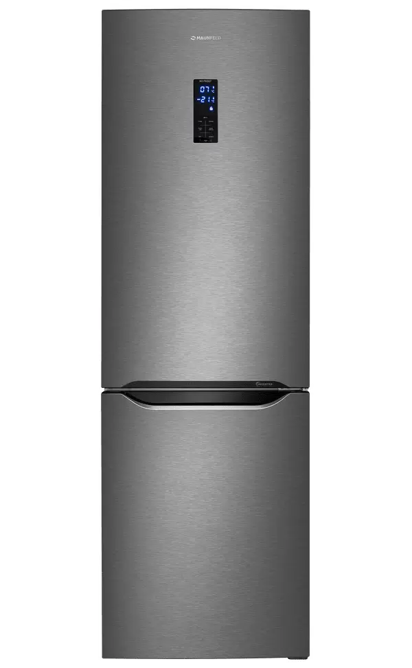Холодильник MAUNFELD MFF187NFIX10 серый 