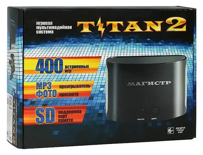 Купить Игровая приставка Sega Mega Drive Magistr Titan 2 CONSKDN40 Черный - Vlarnika