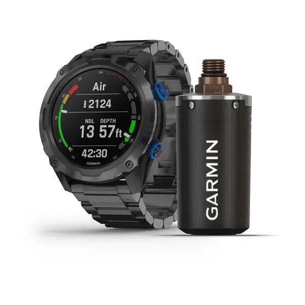 Умные спортивные часы Garmin Комплект Descent Mk2i титановые + датчик Descent T1 - VLARNIKA в Донецке