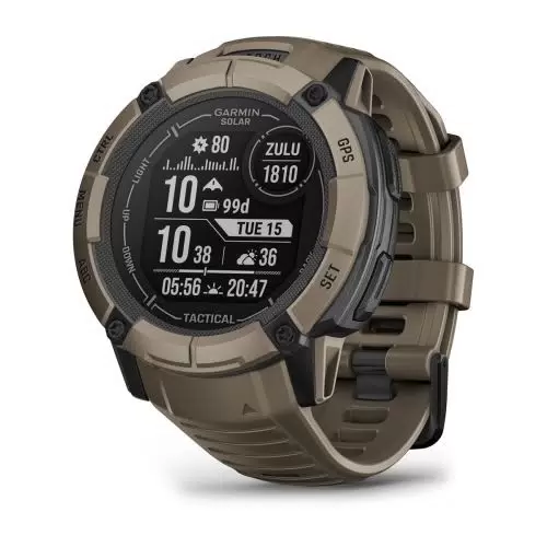 Смарт часы Garmin Instinct 2X Solar Tactical Edition, коричневый (010-02805-02) - VLARNIKA в Луганске