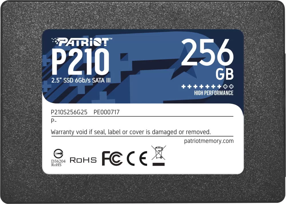 SSD накопитель Patriot Memory P210 2.5" 256 ГБ (P210S256G25) - VLARNIKA в Луганске