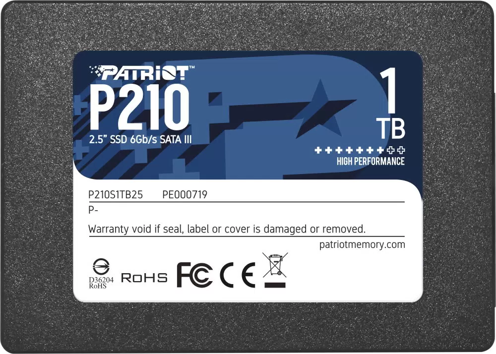 SSD накопитель Patriot Memory P210 2.5" 1 ТБ (P210S1TB25) - VLARNIKA в Донецке