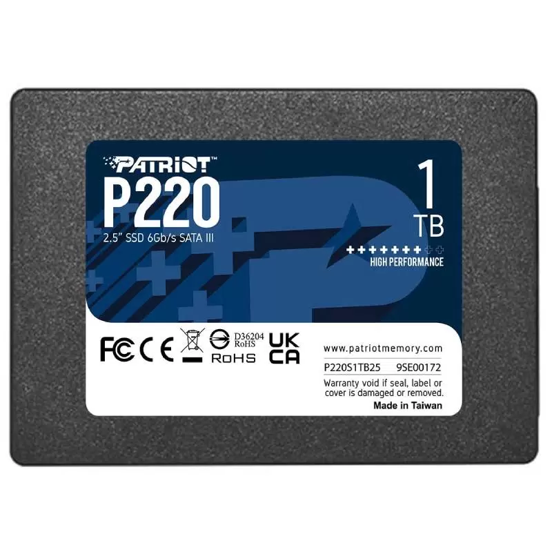 SSD накопитель Patriot Memory P220 2.5" 1 ТБ (P220S1TB25) - VLARNIKA в Донецке