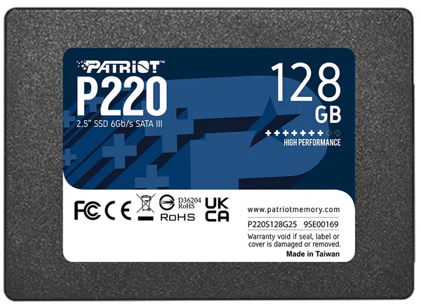 SSD накопитель PATRIOT 2.5" P220S128G25 - VLARNIKA в Донецке