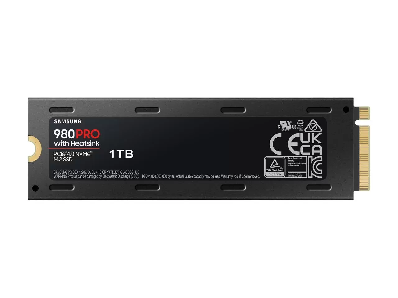 SSD накопитель Samsung 980 PRO M.2 2280 1 ТБ (MZ-V8P1T0CW) 