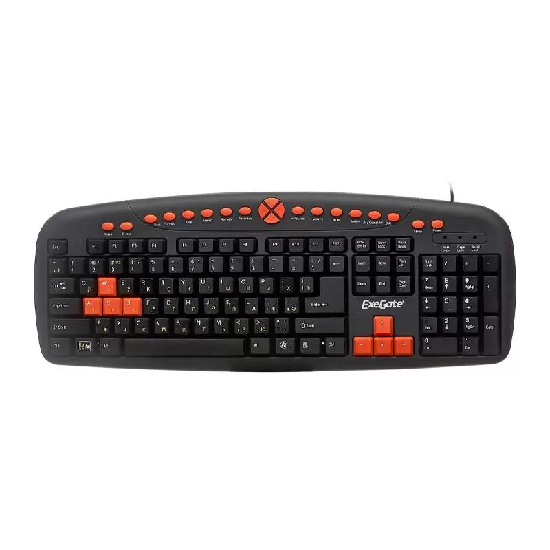 Игровая клавиатура ExeGate LY-504M Black/Orange (EX280435RUS) - VLARNIKA в Донецке