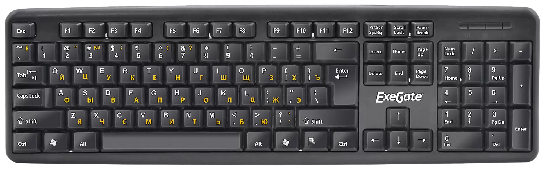 Клавиатура ExeGate Professional Standard LY-331 Black (EX263905RUS) - VLARNIKA в Донецке