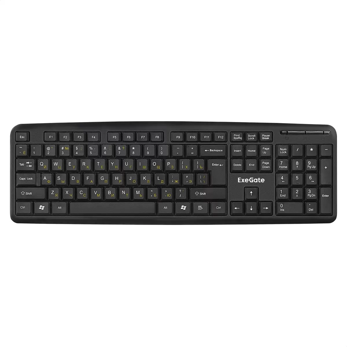 Проводная клавиатура ExeGate LY-331S черная (EX293971RUS) 