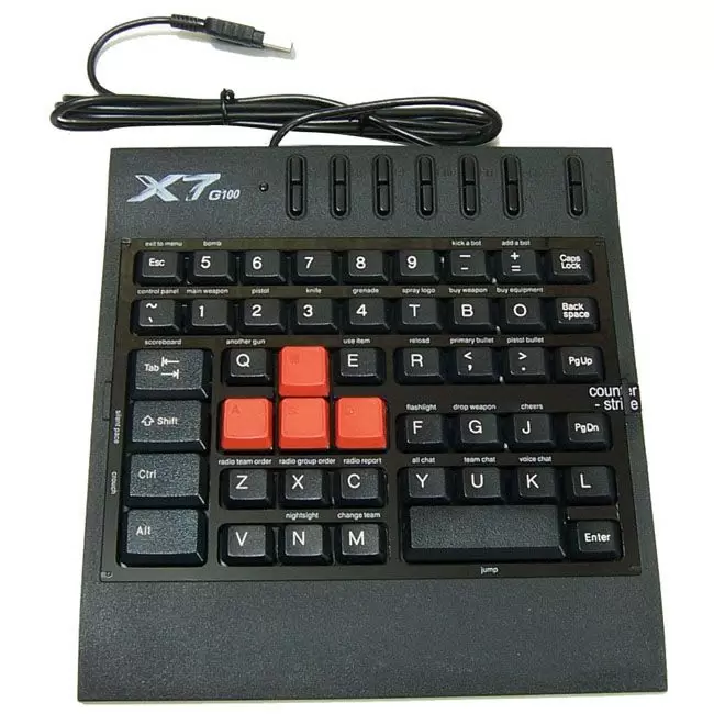 Купить Проводной игровой блок A4Tech X7-G100 Black (G100) - Vlarnika