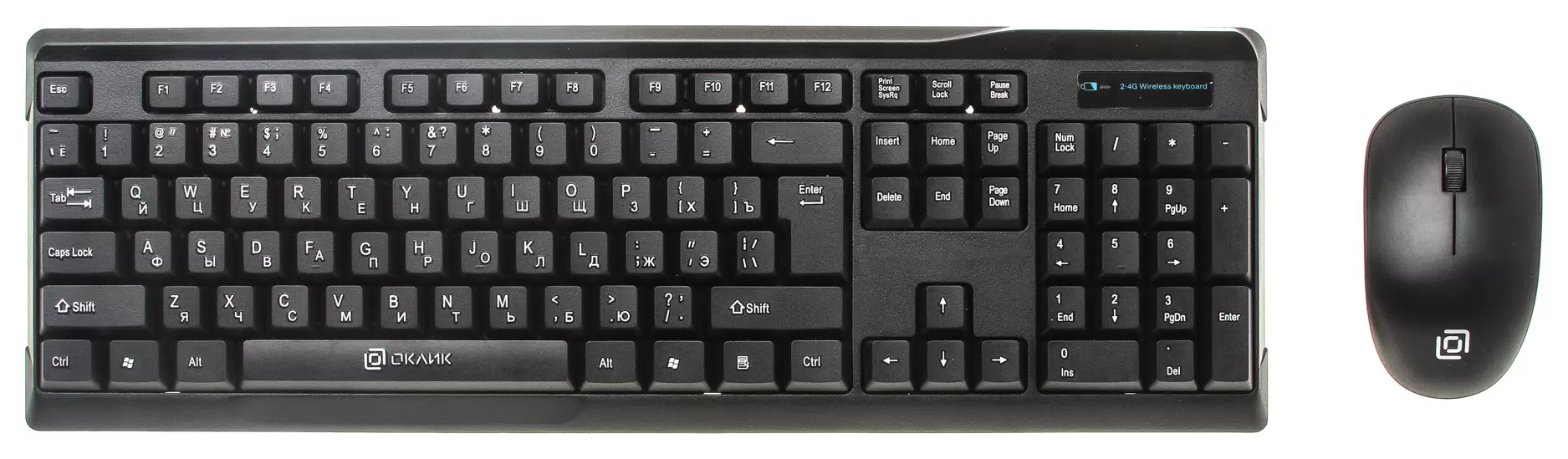 Комплект клавиатура и мышь Oklick 230M - VLARNIKA в Донецке