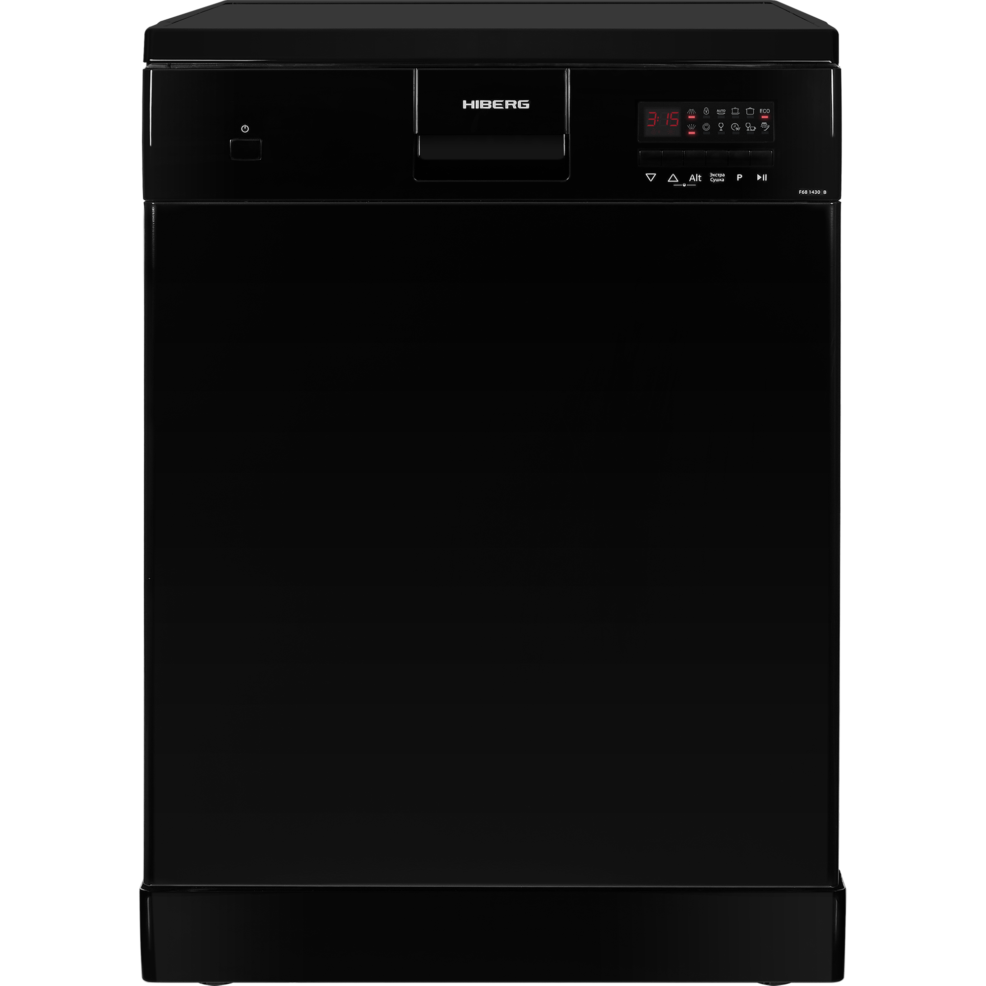 Посудомоечная машина HIBERG F68 1430 B, отдельно стоящая, 8 программ, 3 корзины, цвет черн - VLARNIKA в Донецке