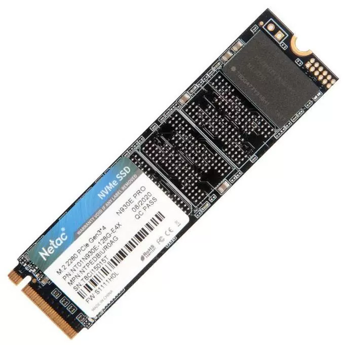 Купить SSD диск Netac N930E Pro 128ГБ (NT01N930E-128G-E4X) - Vlarnika