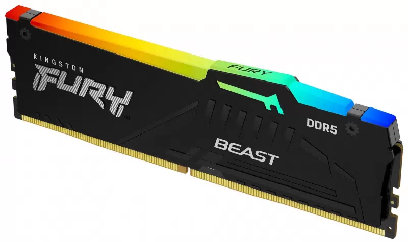 Оперативная память Kingston Fury Beast RGB 16Gb DDR5 6000MHz (KF560C40BBA-16) - VLARNIKA в Донецке